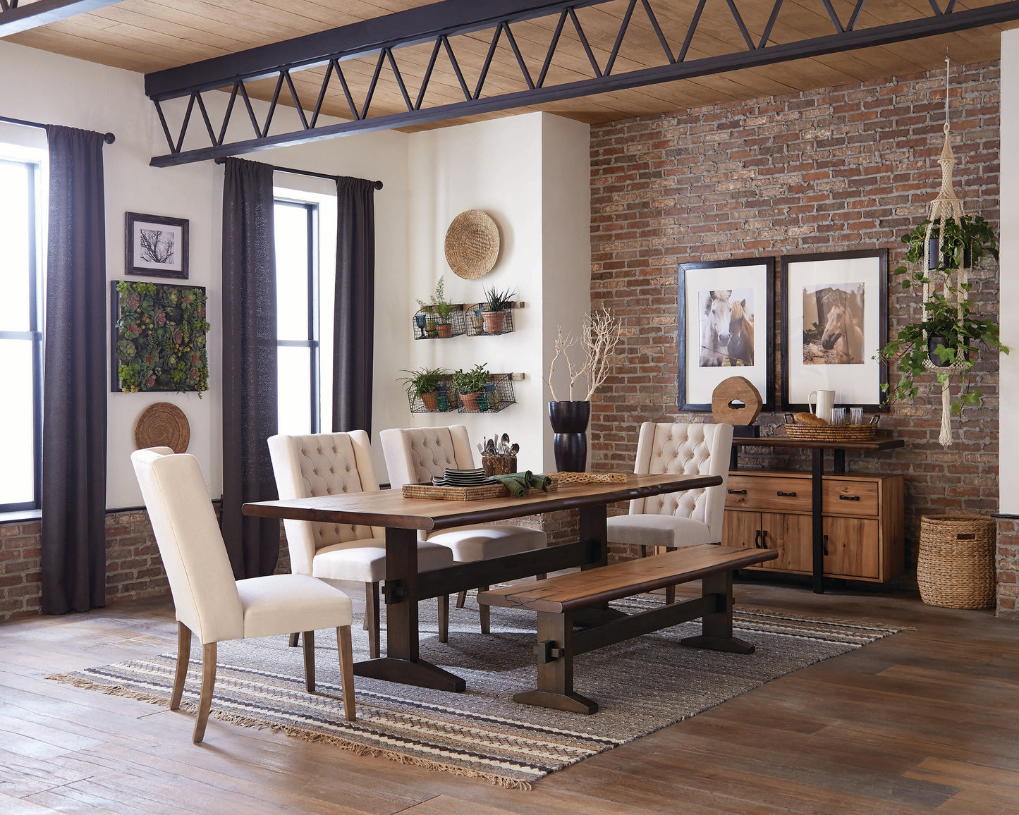 Burnham Live Edge Dining Table