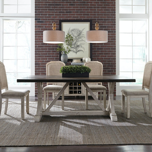 Willowrun Trestle Table by Liberty Furniture 619-T3878 Discontinued