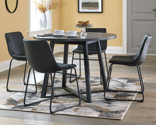 Centiar Signature Design by Ashley Round Dining Room Table