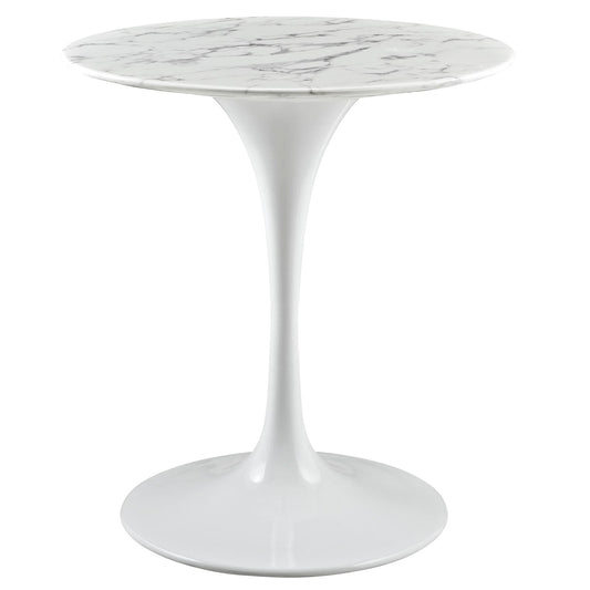 Lippa 28 Round Artificial Marble Dining Table