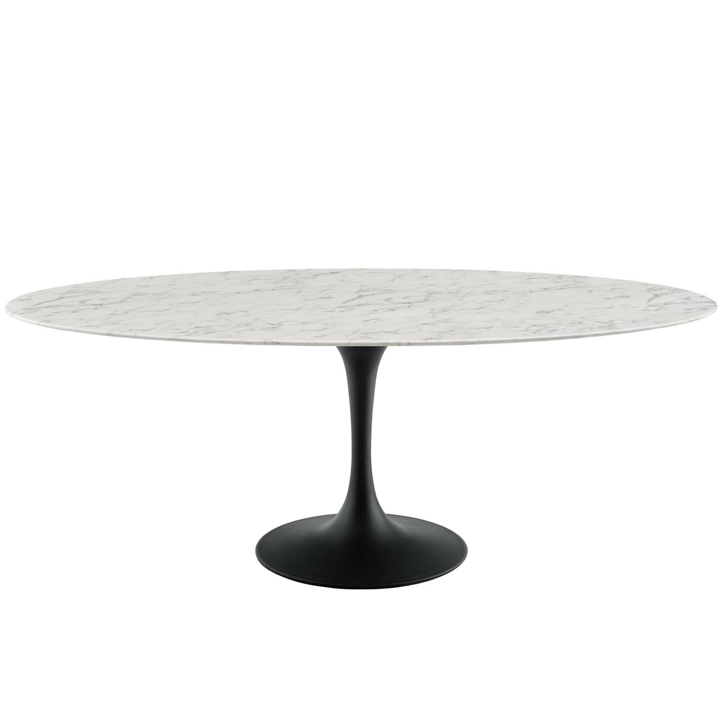 Lippa 78 Oval Artificial Marble Dining Table