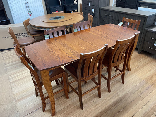 Boat Counter Dining Table by Woodco Furniture 3660118-36 Oak